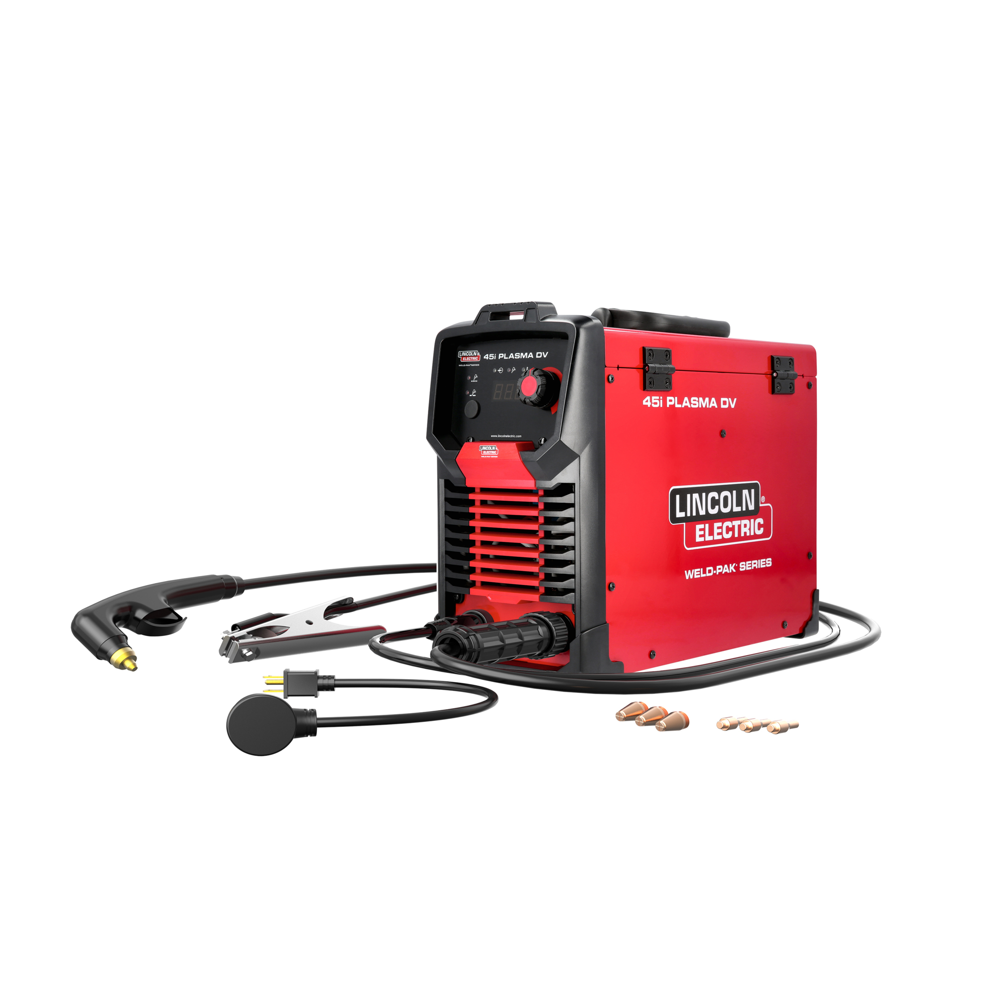 Lincoln Electric Weld-Pak 45i Plasma DV, 45 amps, 120V/230V, Plasma Cutter for Steel, Stainless, Aluminum & Expanded Metal K5420-1